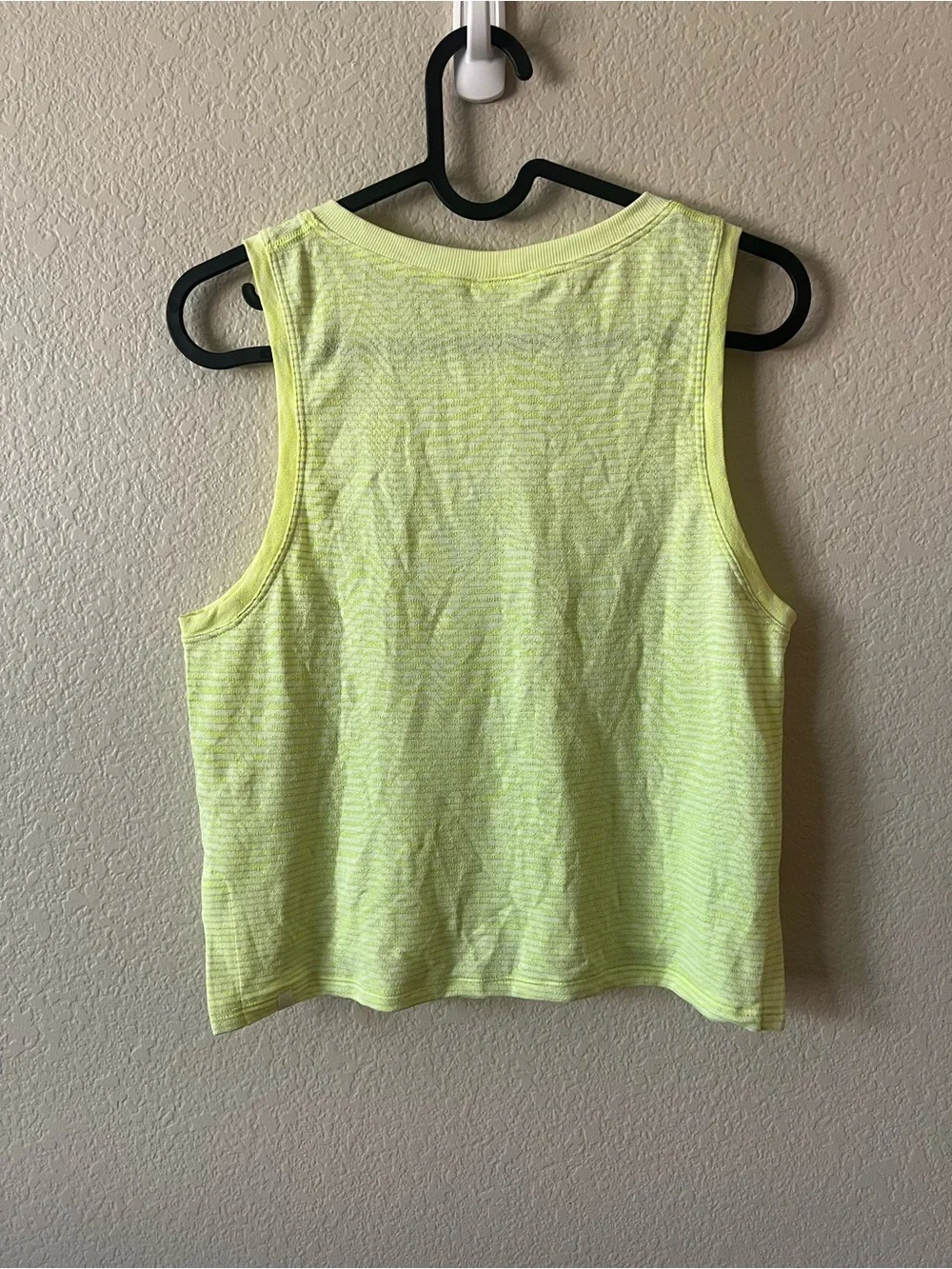 lululemon athletica Neon Yellow Sleeveless Performance Tank